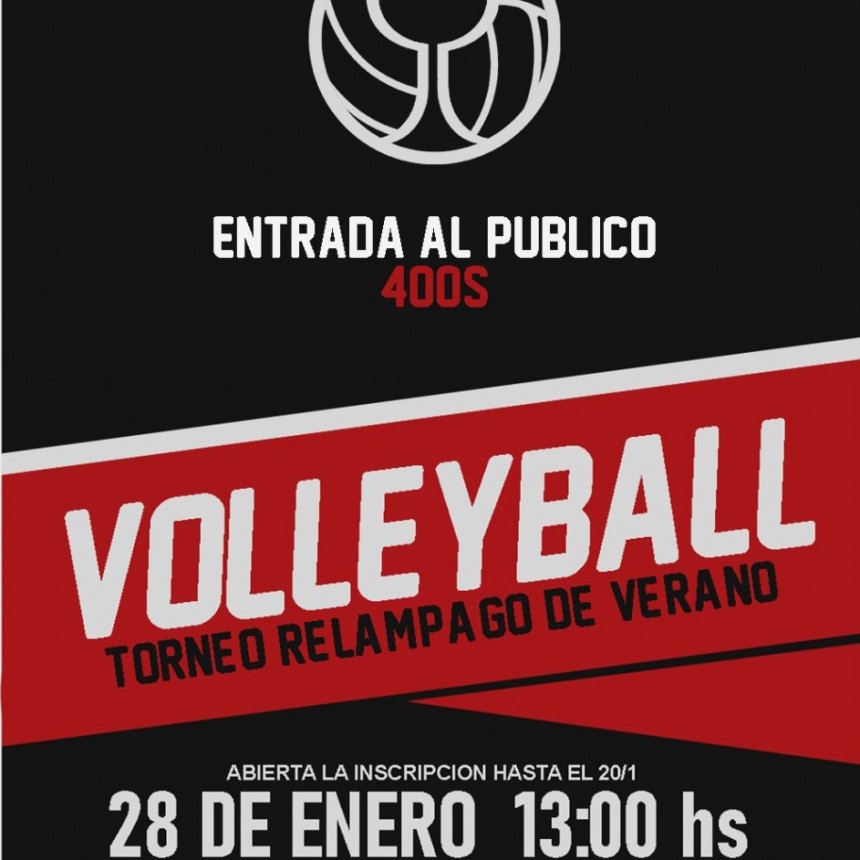 CAMPEONATO RELÁMPAGO DE VOLEYBALL EN LA SOCIEDAD DE FOMENTO VIRREY DEL PINO