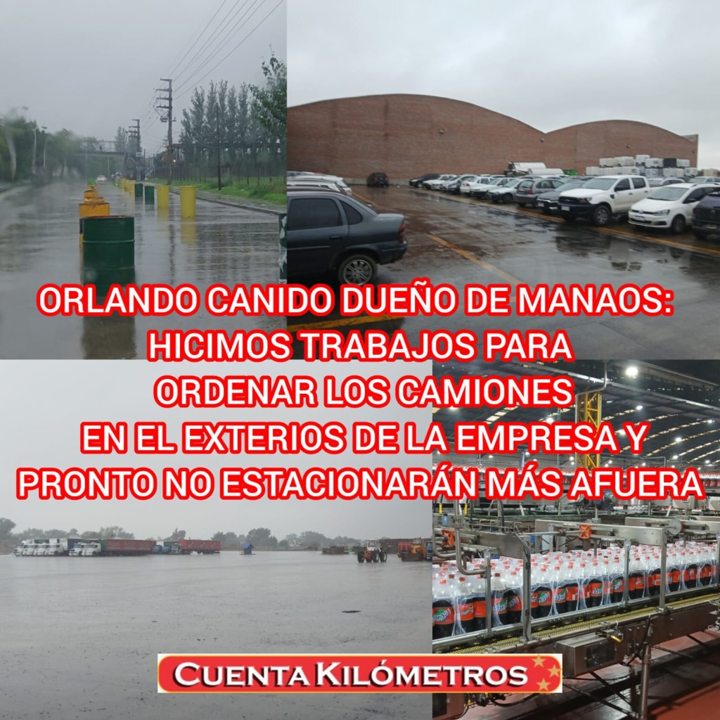 ORLANDO CANIDO, DUE&Ntilde;O DE MANAOS: REALIZAMOS MUCHAS ACCIONES PARA QUE LOS CAMIONES NO ESTACIONEN EN LUGARES INDEBIDOS Y PRONTO NO LO HAR&Aacute;N M&Aacute;S AFUERA