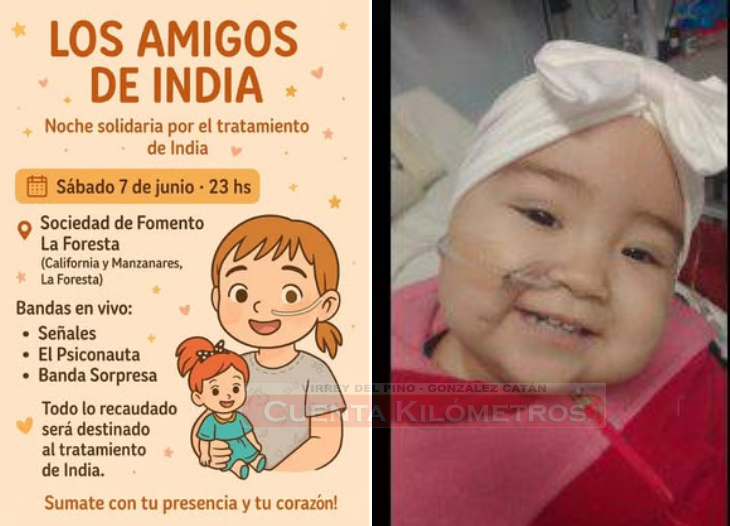 FESTIVAL A BENEFICIO DE BEBA DE LA FORESTA QUE AFRONTA TRATAMIENTO POR LEUCEMIA