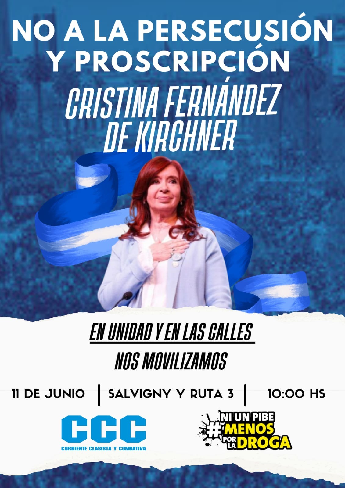 CORTE DE RUTA 3 EN EL KILÓMETRO 27 DESDE LAS 10