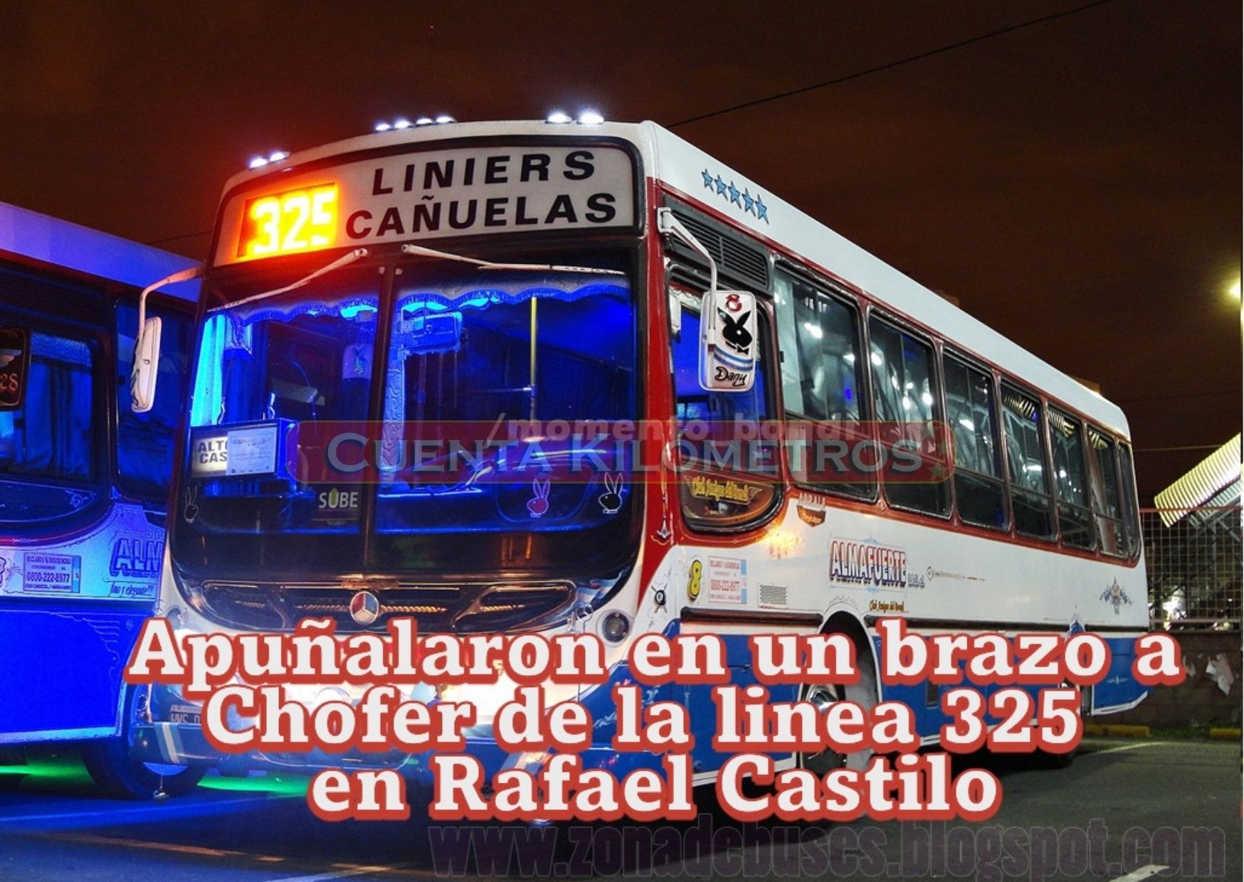 APUÑALARON EN UN BRAZO A CHOFER DE LA LINEA 325 EN RAFAEL CASTILLO