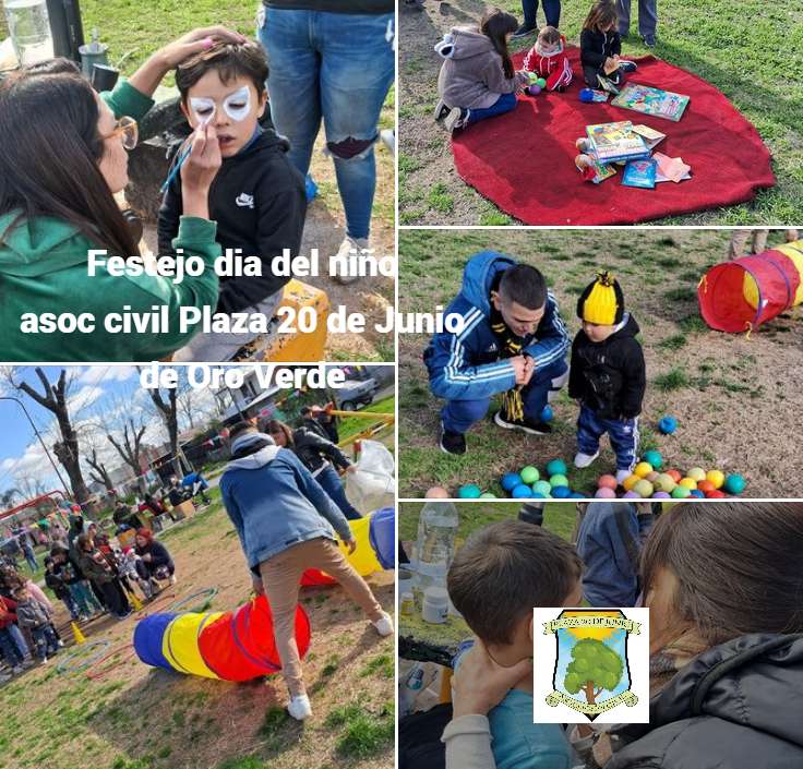 FESTEJO DEL DIA DEL NIÑO EN LA PLAZA “20 DE JUNIO” DE ORO VERDE