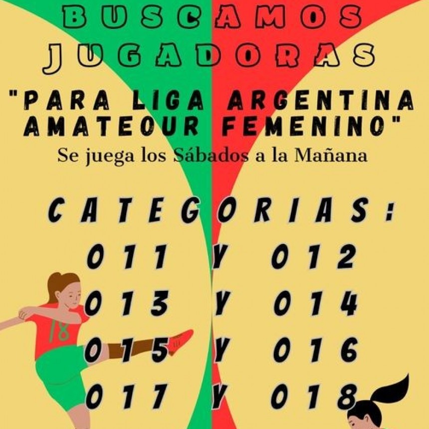 LA SOCIEDAD DE FOMENTO SAN PEDRO BUSCA JUGADORAS DE FÚTBOL
